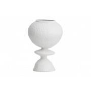 Nordal - MOYO vase, round shape, white glaze