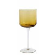 Nordal - RETRO white wine glass, amber