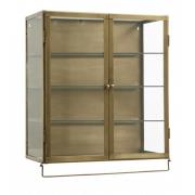 Nordal - SIRI wall cabinet,2 doors, golden metal