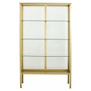 Nordal - MAKALU display cabinet, golden