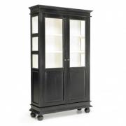 Nordal - NOVA double cabinet, black/off white