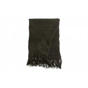 Nordal - ARGO M towel w/fringes, linen, charcoal