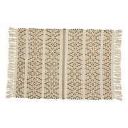 Nordal - JOY carpet, off white/brown pattern