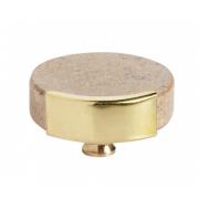 Nordal - KNOB/HOOK, sand beige marble circle