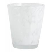 Nordal - TEPIN drinking glass, clear/white