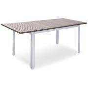 Hillerstorp, Nydala bord 90x150/200 cm vit aluminium
