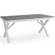 Brafab, Hillmond utdragbart bord 100x166-226  cm vit/grå