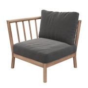 Skagerak, Tradition Avslutsmodul Charcoal/Teak