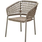 Cane-line, Ocean karmstol stapelbar Taupe