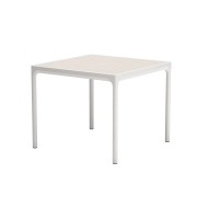 Houe, FOUR aluminiumbord 90x90 cm vit