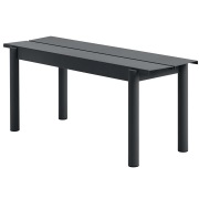Muuto, Linear Steel Bänk 110x34 cm Anthracite Black