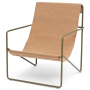 Ferm Living, Desert Lounge Fåtölj Olive/Sand
