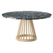 Tom Dixon, Fan bord naturfärgad stenskiva 90 cm pebble