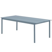Muuto, Linear Steel Matbord 220x90 cm Pale Blue