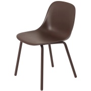 Muuto, Fiber Outdoor Matstol Brown Red