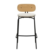 Umage, Curious Barstol Ek/Svart Teddy White