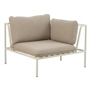 Brafab, Collier hörndel  Pearl white / Teddy beige