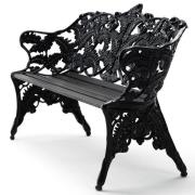 Byarums Bruk, Classic soffa gavlar: svart / virke: svart laserad mahog...