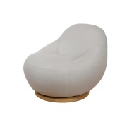 Cane-line, Gem loungefåtölj m/teak svirvel Sand, AirTouch