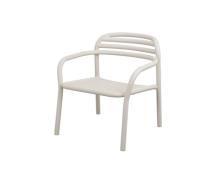 Cane-line, Bliss loungefåtölj, stapelbar Sand, aluminium