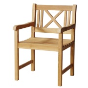 Cinas, Rosenborg fåtölj teak mahogny