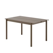 Muuto, Linear Steel Matbord 140X75 cm Taupe