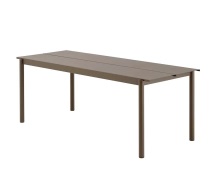 Muuto, Linear Steel Matbord 200X75 cm Taupe