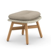 Dedon, Mbrace fotpall teak AX6 teak 0205 sea salt 0140