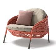 Dedon, AHNDA loungestol AB7 vulcano 0305 elemental 0105