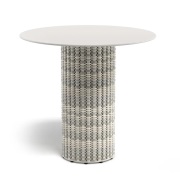 Dedon, MYMI bistro bord, Ø 80 cm, HPL bordsskiva DHZ lipari 0304 myver...