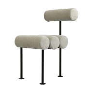 101 Copenhagen, Hiro Matstol Black Frame - Linen