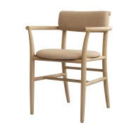 101 Copenhagen, Nama Dining Chair, Armrest - Nubuck