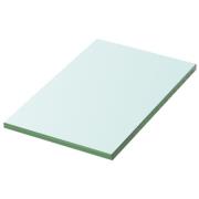 vidaXL Hyllplan glas genomskinlig 20x12 cm