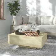 vidaXL Soffbord sonoma-ek 85x55x31 cm konstruerat trä