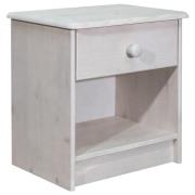 vidaXL Sängbord 41x30x42 cm massiv furu