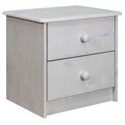 vidaXL Sängbord 43x34x40 cm massiv furu