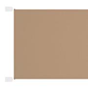 vidaXL Markis vertikal taupe 250x270 cm oxfordtyg