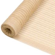 vidaXL Insynsskyddsnät beige 1,8x50 m HDPE 75 g/m²