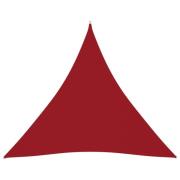 vidaXL Solsegel oxfordtyg trekantigt 6x6x6 m röd