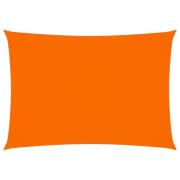 vidaXL Solsegel oxfordtyg rektangulärt 3,5x5 m orange