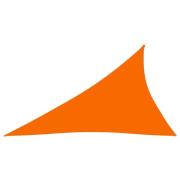 vidaXL Solsegel oxfordtyg trekantigt 3x4x5 m orange