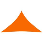 vidaXL Solsegel oxfordtyg trekantigt 3,5x3,5x4,9 m orange