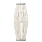 vidaXL Taklampa vit pil 40 W 21x50 cm oval E27