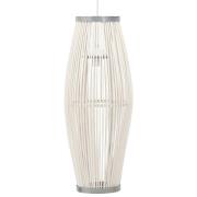 vidaXL Taklampa vit pil 40 W 23x55 cm oval E27