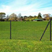 vidaXL Eurofence stål 10x1,2 m grå