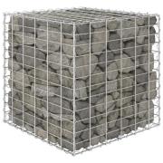 vidaXL Planteringsgabion upphöjd stål 60x60x60 cm