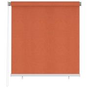 vidaXL Rullgardin utomhus 140x140 cm orange