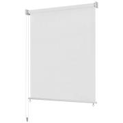 vidaXL Rullgardin utomhus 300x140 cm vit