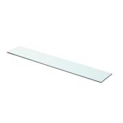 vidaXL Hyllplan glas genomskinlig 70x12 cm