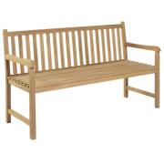 vidaXL Trädgårdsbänk 150 cm teak